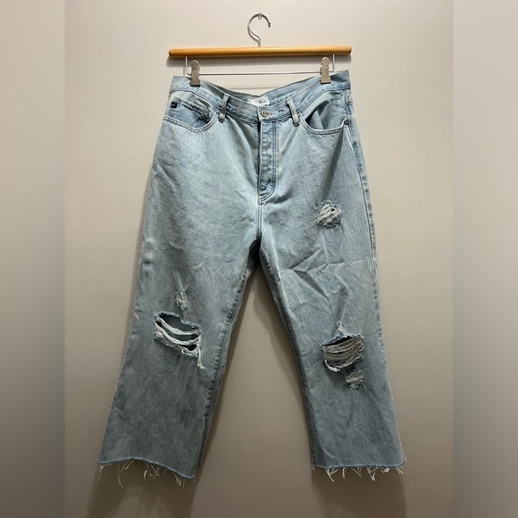 KanCan Ultra High Rise 90s Flare Wide Leg Jeans 15 | 31 light wash - Picture 1 of 7